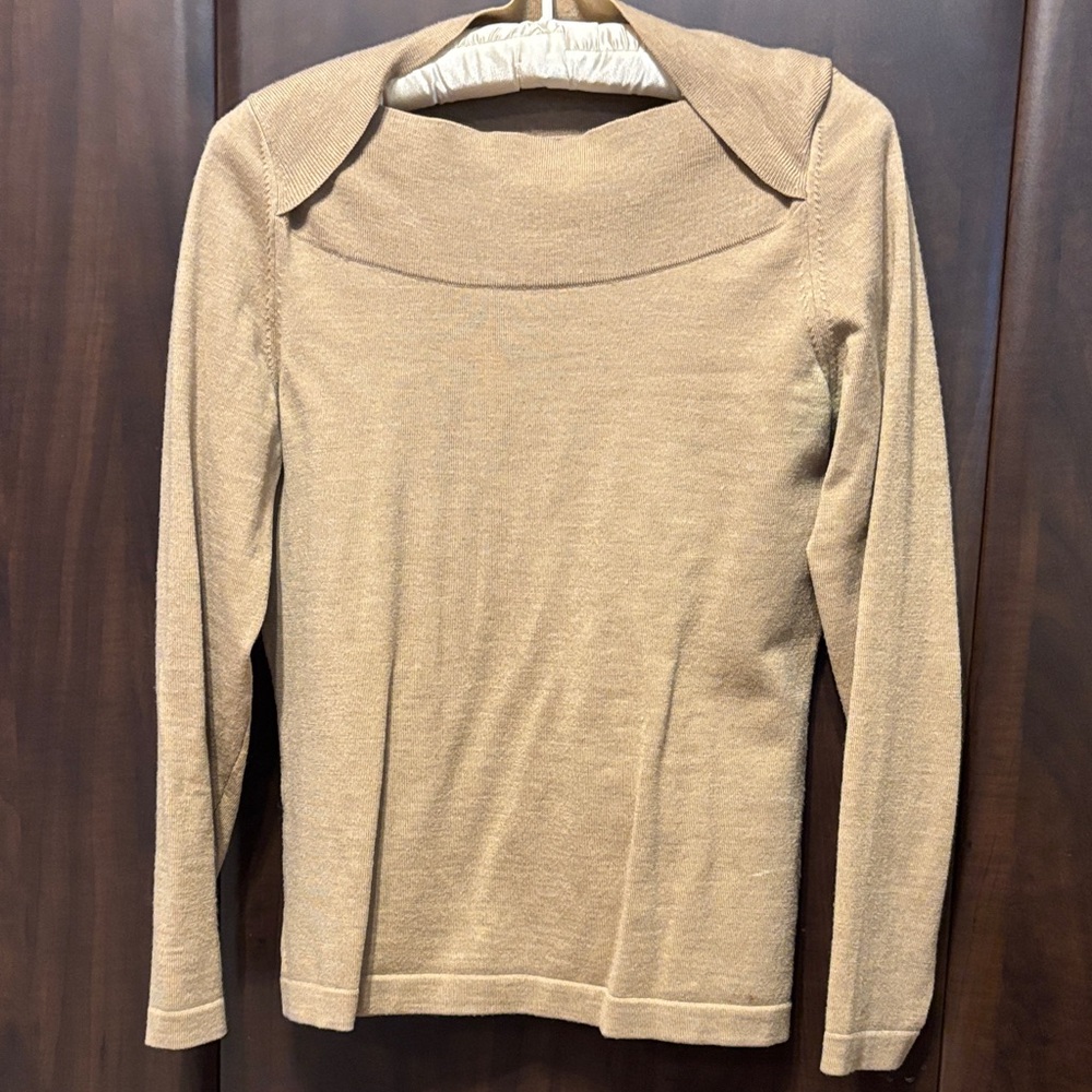 Banana Republic Merino Wool Sweater in Tan